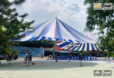 Cho thuê du che sự kiện khai giảng trường học 26m