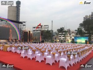 Cho thuê ghế banquet tổ chức hội nghị xi măng Bỉm Sơn