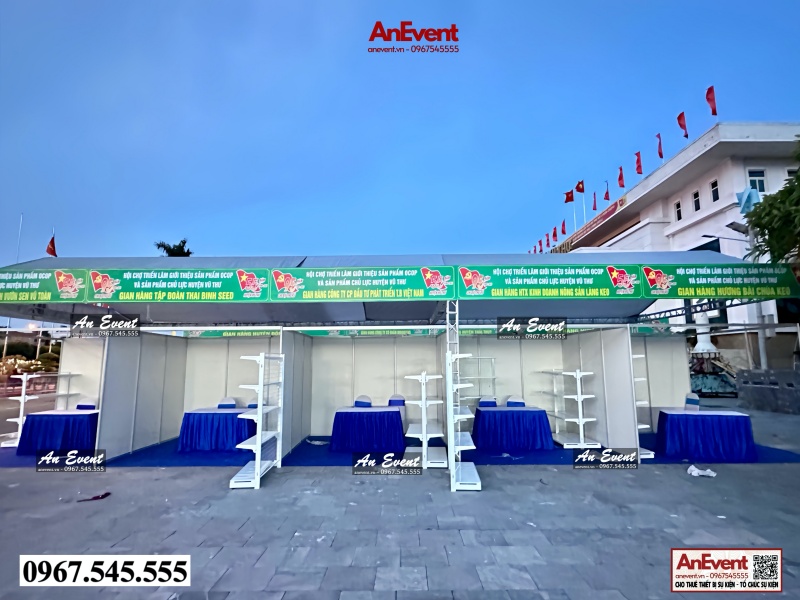Cho Thuê Nhà Giàn Không Gian Chuyên Nghiệp Giá Rẻ Tại Hà Nội 10 Cho thuê nhà bạt tổ chức gian hàng hội chợ
