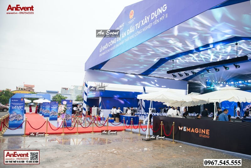 Cho Thuê Nhà Giàn Không Gian Chuyên Nghiệp Giá Rẻ Tại Hà Nội 2 Cho thuê nhà bạt tổ chức khởi công