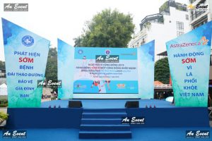 Cho thuê sân khấu biểu diễn tổ chức sự kiện Ngày hội vì cộng đồng - Tượng đài Cảm Tử Hà Nội