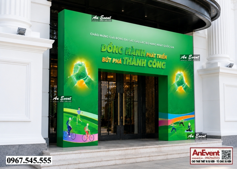 Thi công cổng chào sự kiện