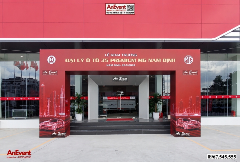 Thi công cổng chào sự kiện