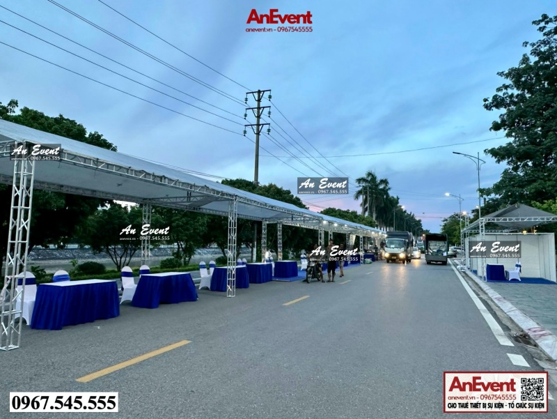 Cho Thuê Nhà Giàn Không Gian Chuyên Nghiệp Giá Rẻ Tại Hà Nội 9 Thuê nhà bạt tổ chức hội chợ