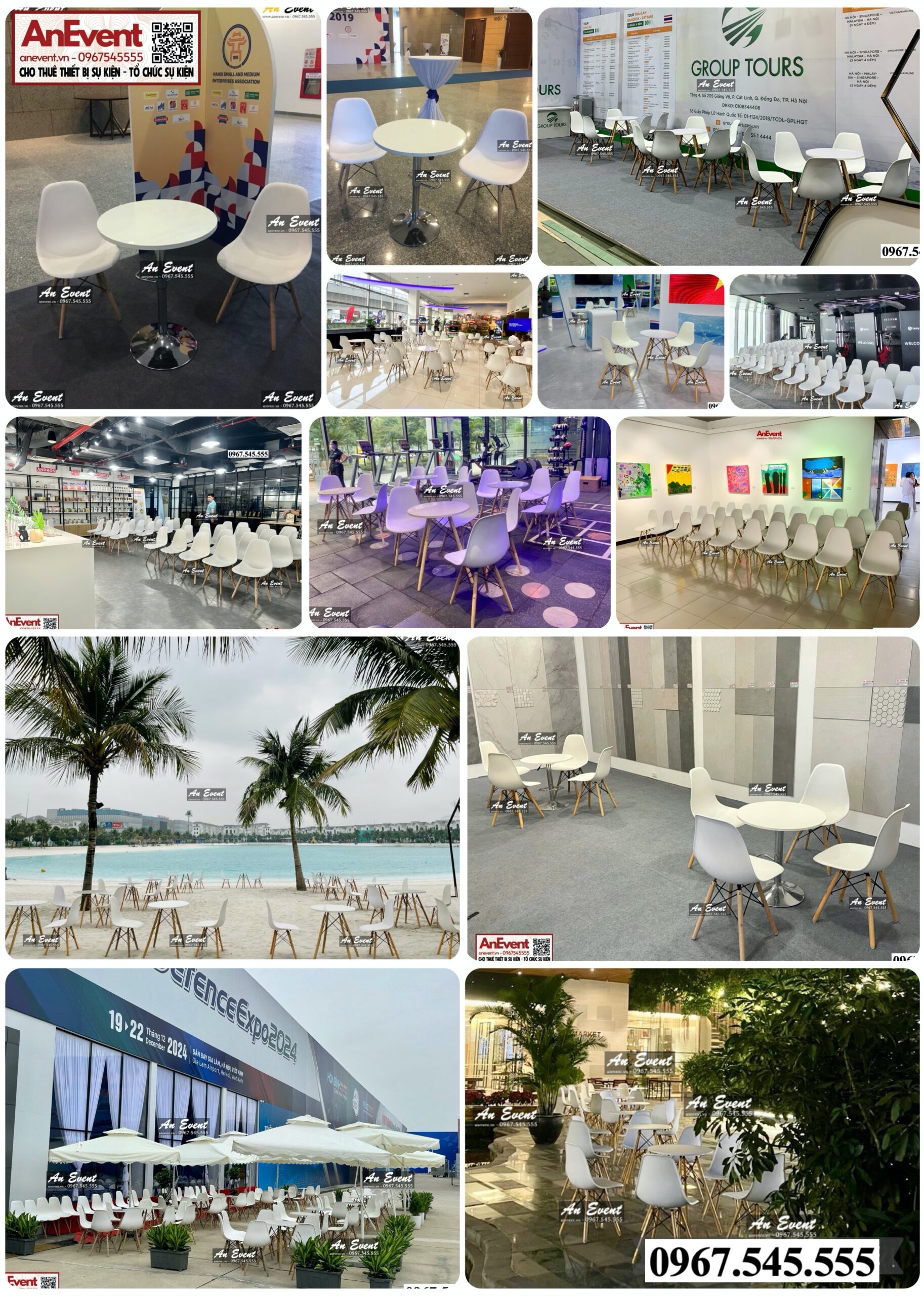 Cho Thuê Bàn Ghế Eames, Bàn tulip Update Bàn ghế mới liên tục 1 Cho thuê bàn ghế eames