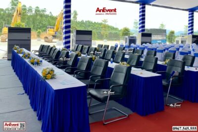 Cho thuê ghế da chân quỳ khởi công