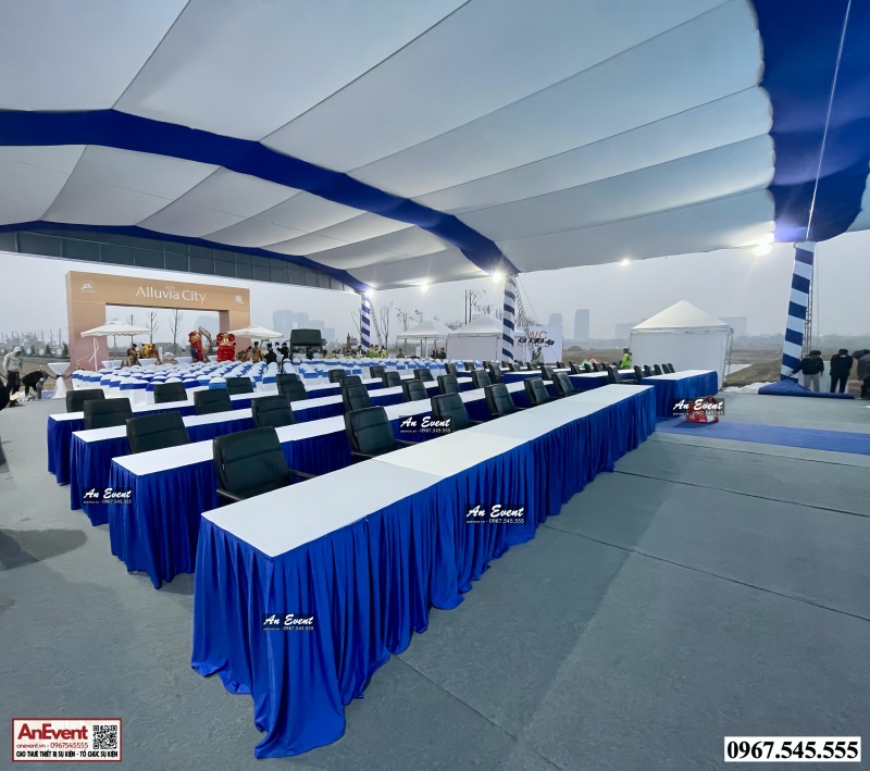 Cho thuê ghế chân quỳ khởi công